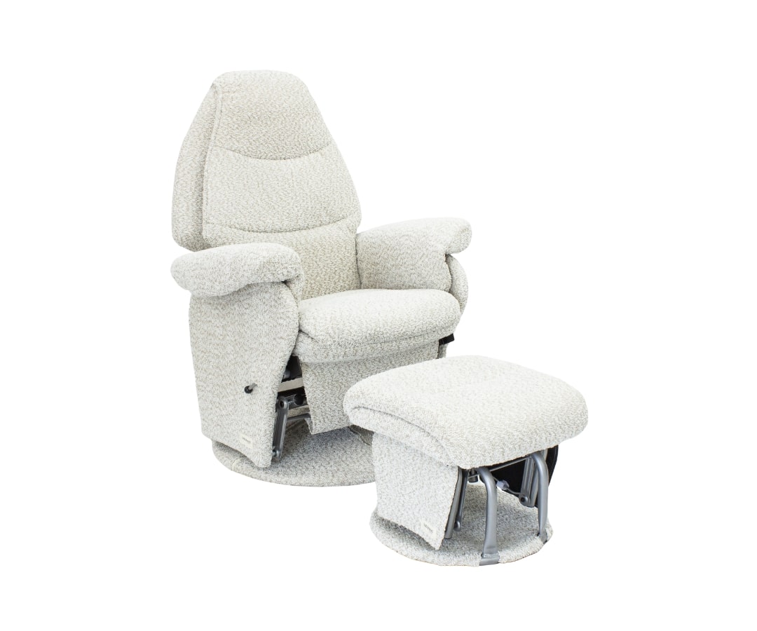 Babyhood Vogue Feeding Glider Chair Boucle