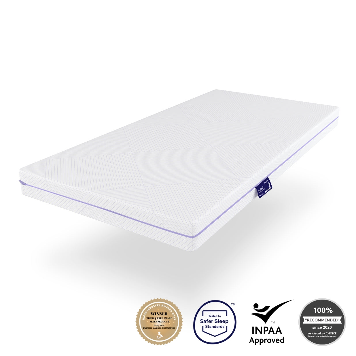 Babyrest DuoCore™️ Bamboo Cot Mattress