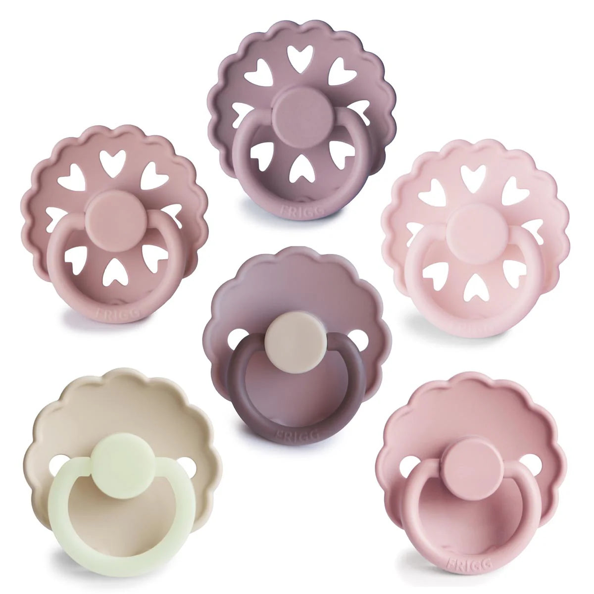FRIGG Multi Pacifier 6 Pack Silicone