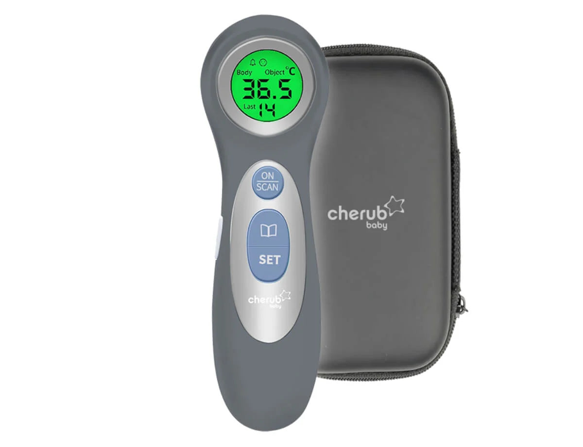 Cherub Baby Touchless Thermometer - Baby Forehead Thermometer - Room Thermometer