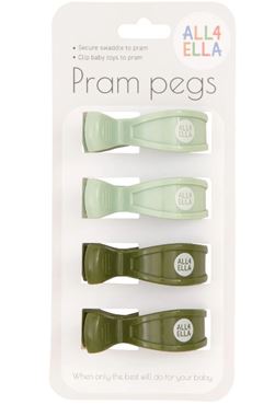 All 4 Ella Pram Pegs - 4 pk