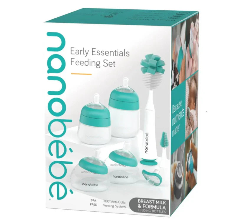 Nanobebe Early Essentials Feeding Set