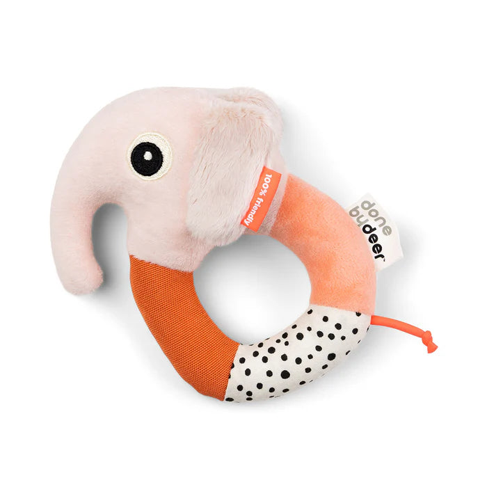 Done by Deer Sensory Ring Rattle Elphee
