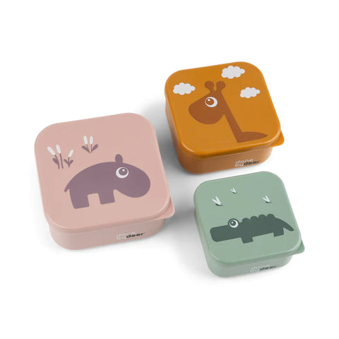 Done By Deer Snack Box 3-Piece Deer Friends