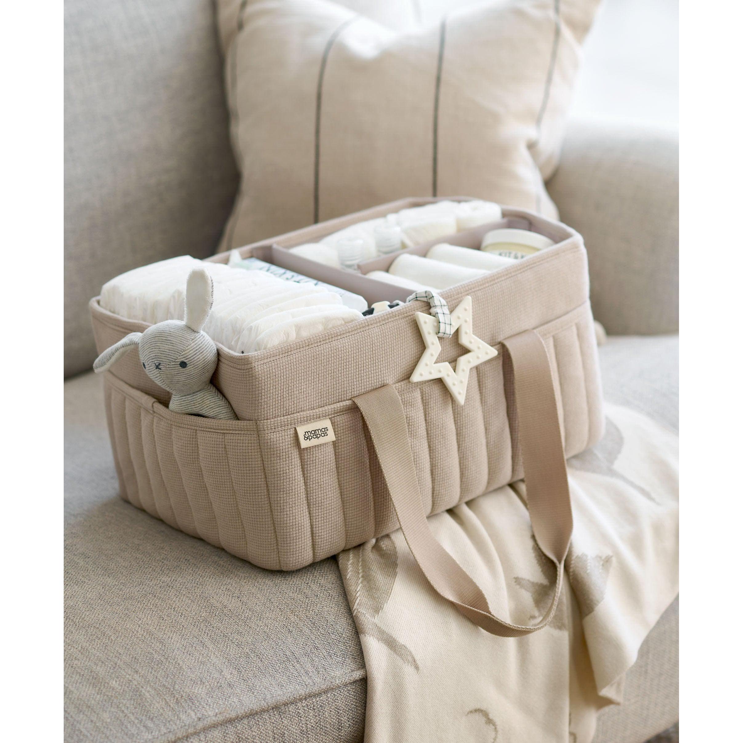 Nappy Caddy- Neutral waffle