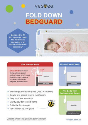 VeeBee Fold Down Bed Guard - Kiddie Country
