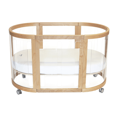 Kaylula Sova Clear Cot with Mattress - Kiddie Country