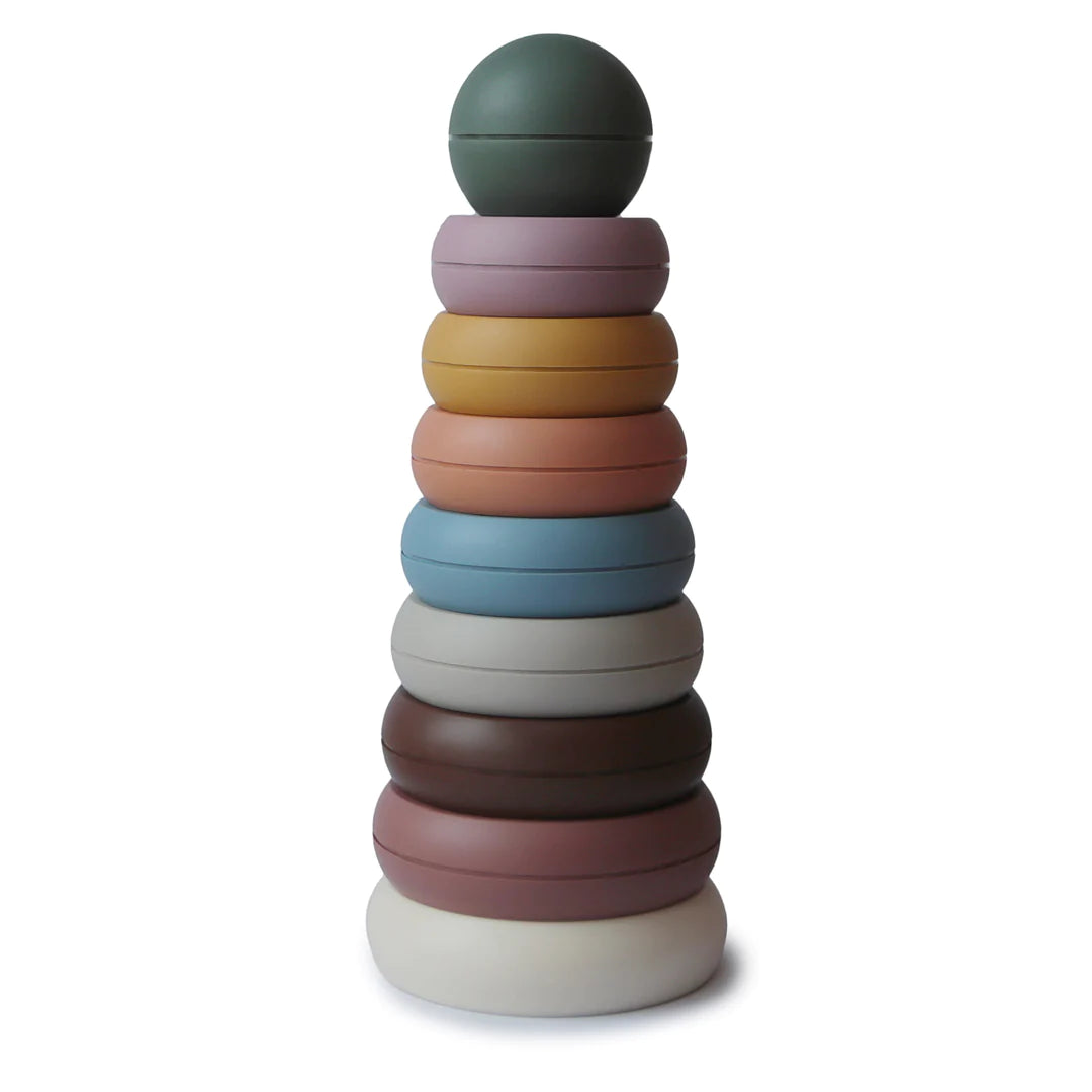 Shop Mushie Stacking Ring Toy Online Melbourne at Kiddie Country