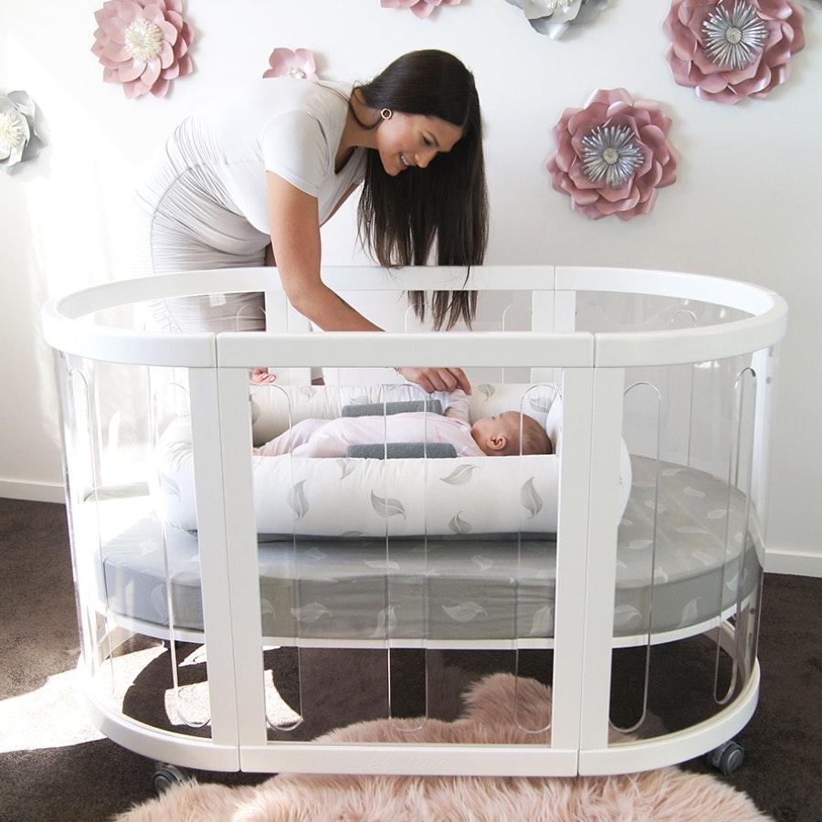 Kaylula Sova Clear Cot with Mattress - Kiddie Country