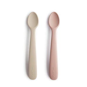 Mushie Silicone Feeding Spoons 2pk - Kiddie Country