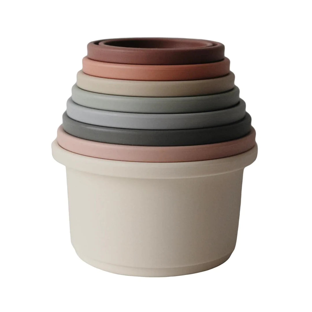 Mushie Stacking Toy Cups