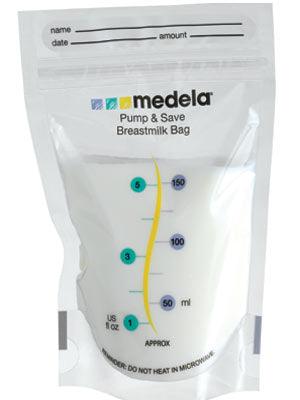 Medela Pump and Save Breast Milk Bags 20pk - Kiddie Country