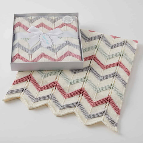 Pilbeam Zig Zag Knit Blanket - Kiddie Country