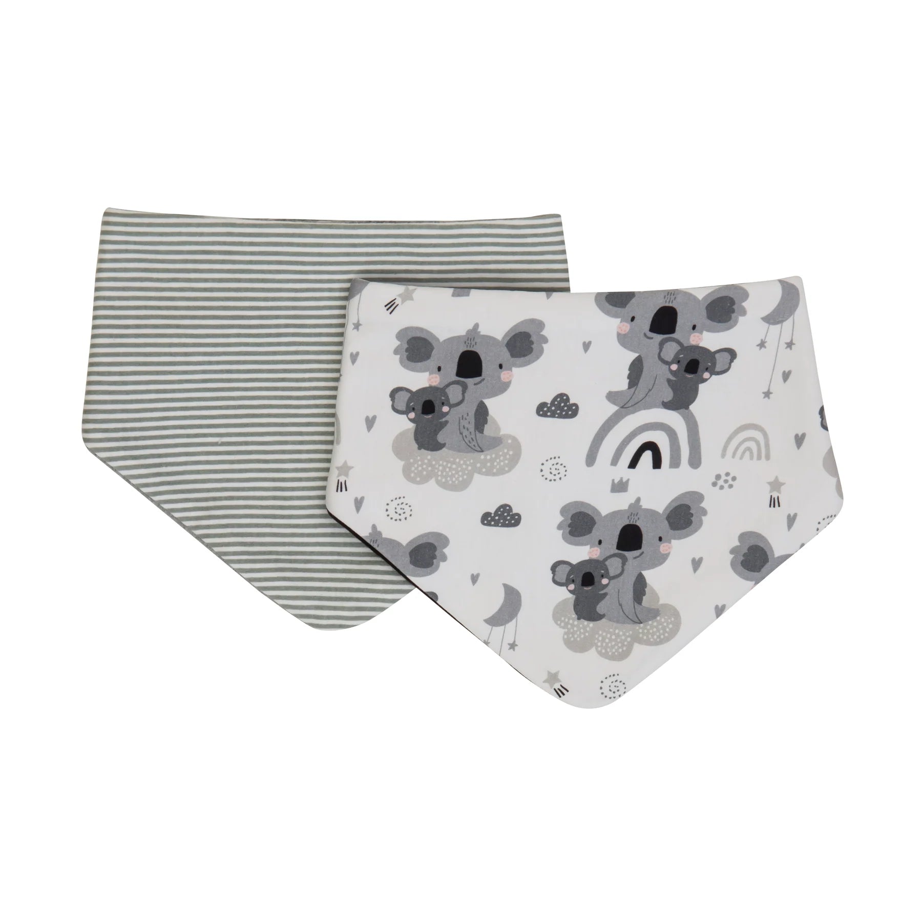 All 4 Ella Reversible Bandana Bib 2pk