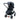 Valco Baby Snap Ultra Series2 pram in Pitch — full view showing reversible seat and Evalite wheels
