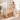 Mum with baby next to Boori Natty Cot Bed in White & Natural nursery