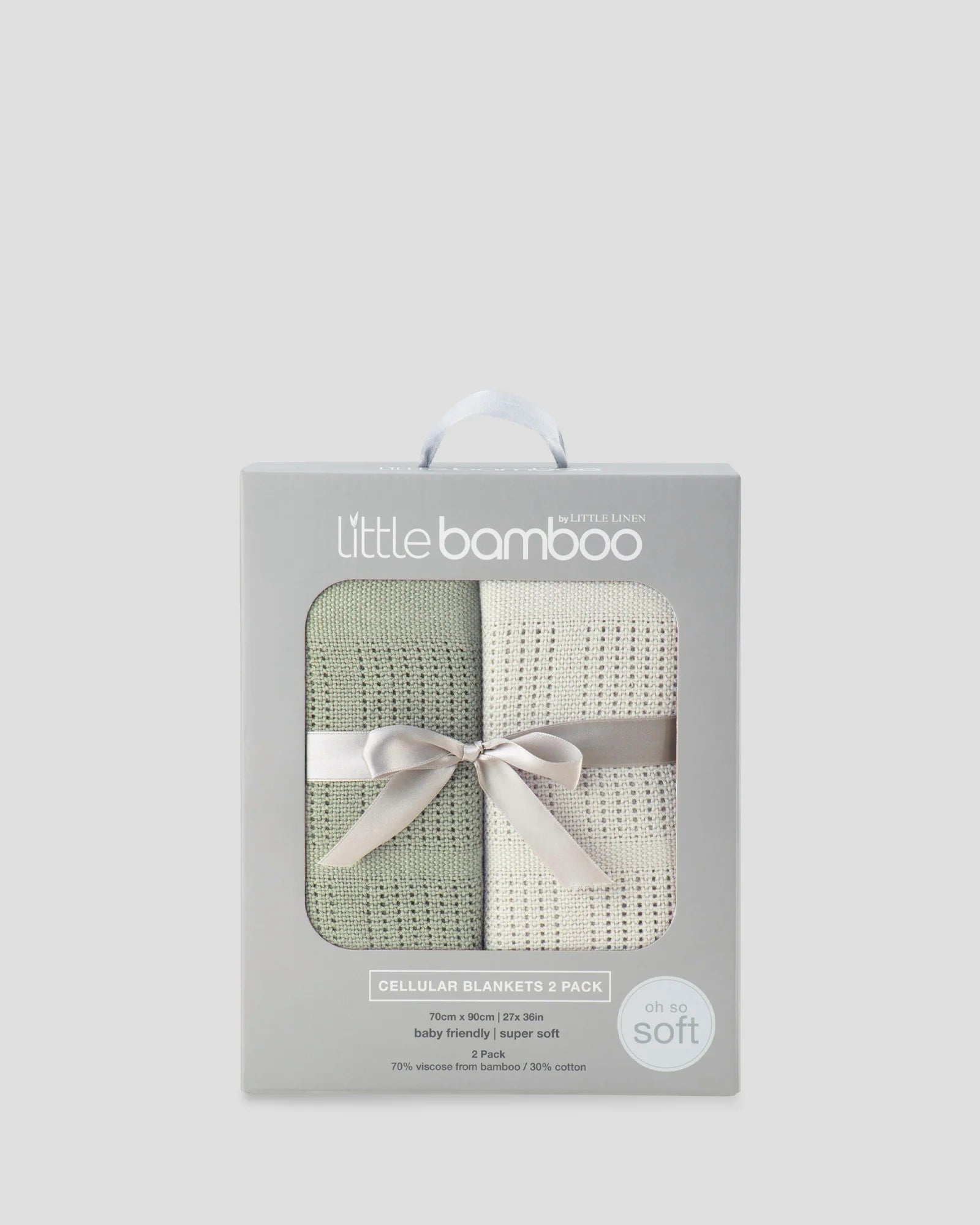Little Bamboo Cellular Blankets 2 Pack