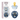 BIBS Studio Polka, Baby Blue/Steel Blue
