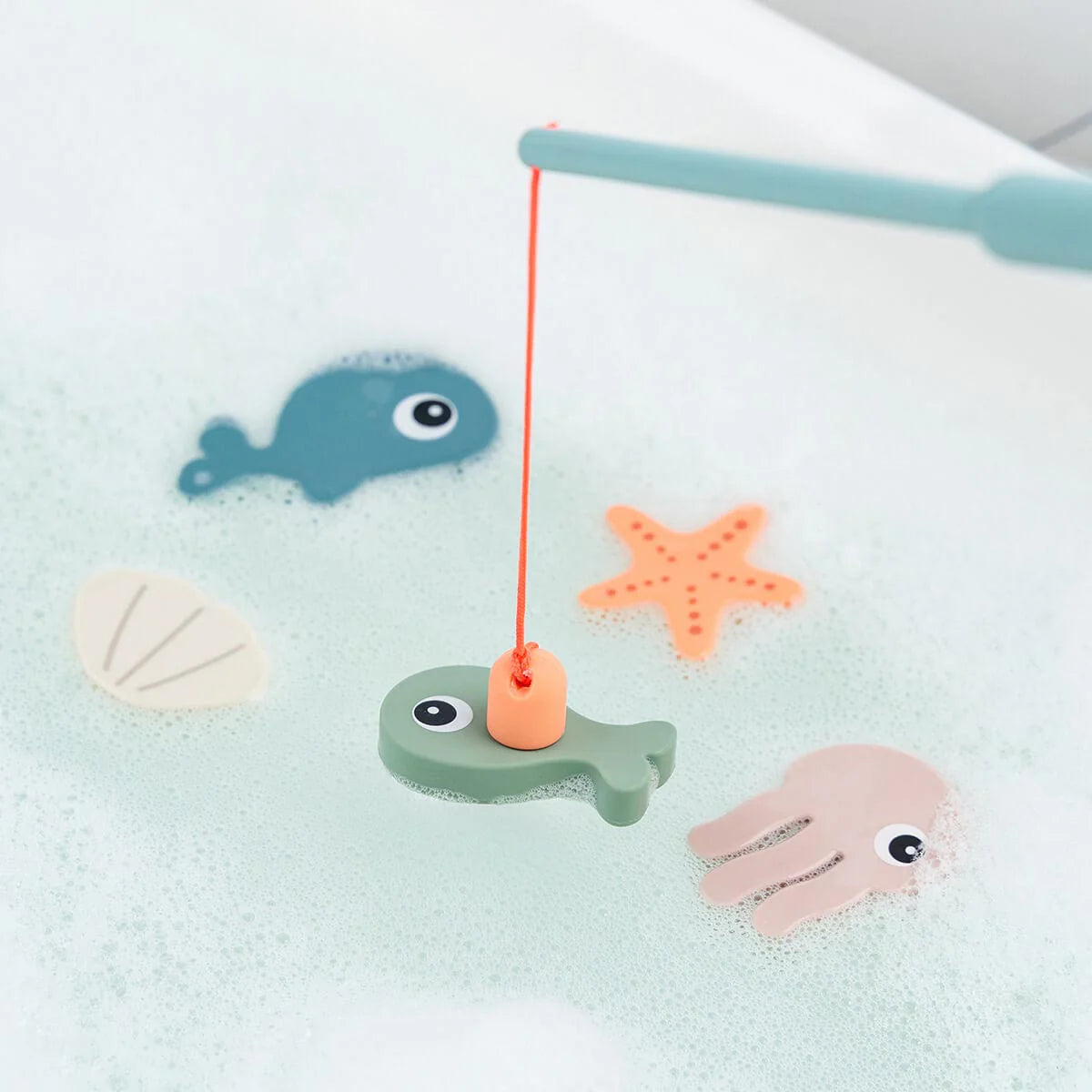 Done By Deer Bath Fishing Toy Sea Friends