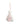 Mamas & Papas WTTW Chime Duck Travel Toy Pink — soft pink fabric duck with hidden chime, pram clip