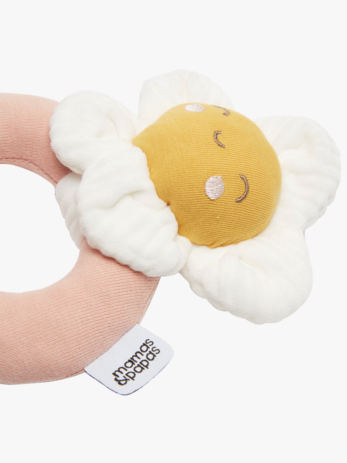 Mamas and Papas Grateful Garden Flower Grabber Ring Rattle Toy