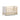 Boori Natty Ergonomic Cot Bed in White & Natural with side lowered