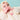 Soother Clip - blush + vanilla