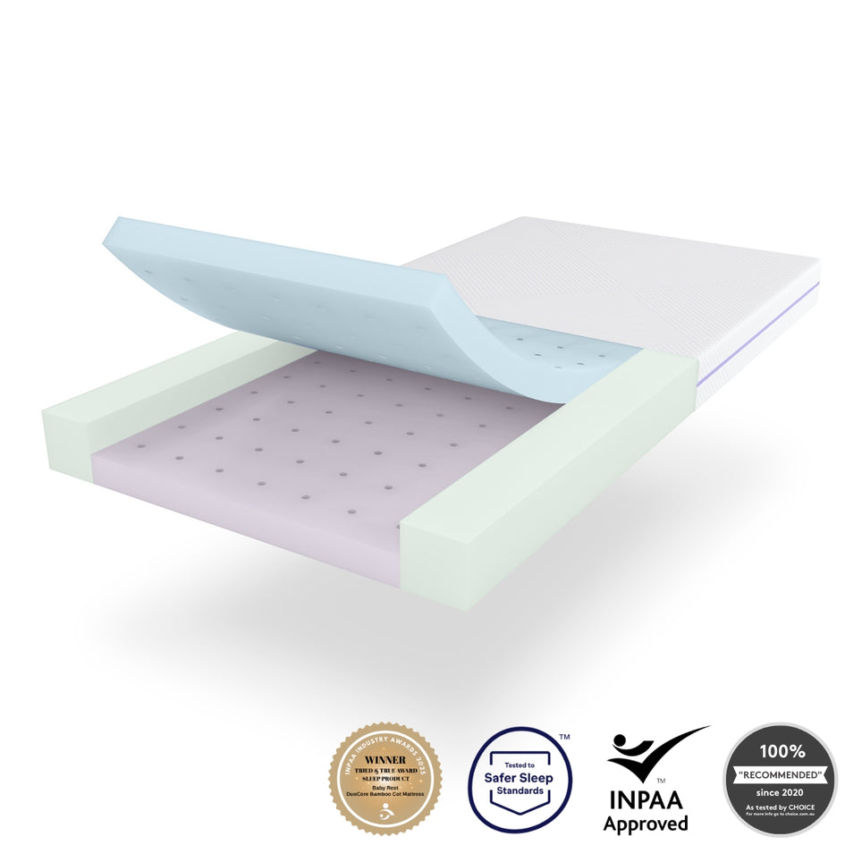 Babyrest DuoCore™️ Bamboo Cot Mattress