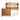 Cariboo Marlow Cot Package with Cot, Dresser, and Mattress in Walnut