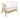 CoZee Breeze Plus Co-Sleeping Bassinet with Rocking Legs - Scandi Walnut and Ecru