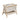 CoZee Breeze Sense bassinet on lockable wheels, Toasted Oak & Sand