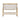 Front view of CoZee Breeze Sense bassinet on wheels
