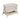 CoZee Breeze Zen bassinet in Sand, angled view
