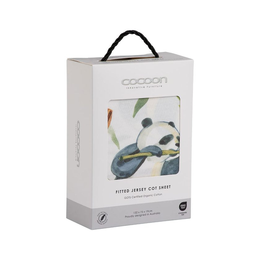 Cocoon Fitted Jersey Cot Sheet