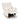 COCOON BONDI Electric Nursery Glider Vanilla Boucle — rear view showing chair height 103cm