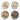 FRIGG Multi Pacifier 4 Pack Latex