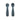 Silicone comfy grip cutlery – Spoon + Fork Set - Slate Blue