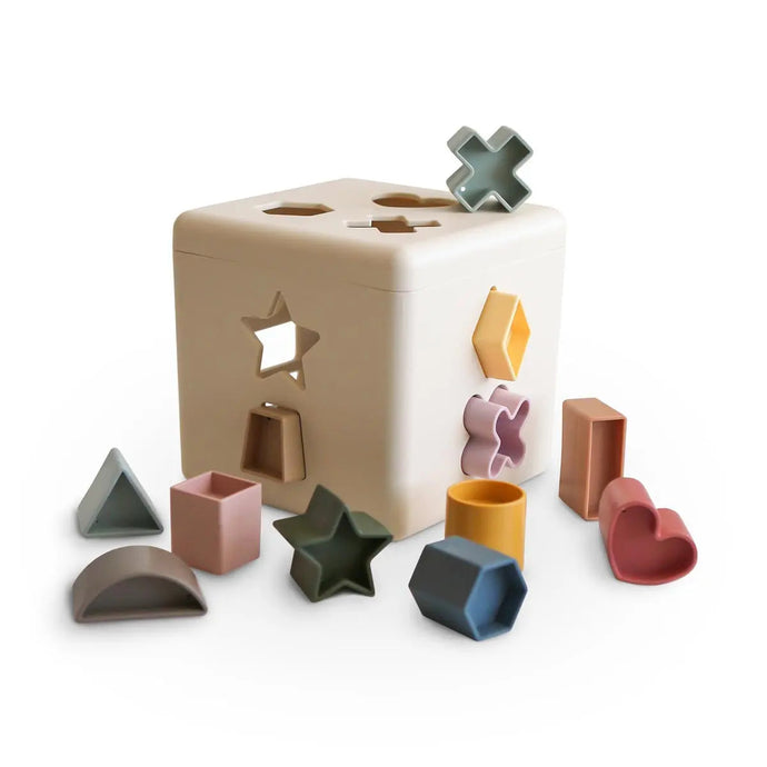 Mushie Shape Sorting Box | Kiddie Country – Kiddie Country
