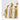 Philé Pram Caddy in Gold Stripe, interior pockets