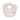 Recycled frills bib - Gingham Lilac