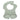 silicone bib - sage