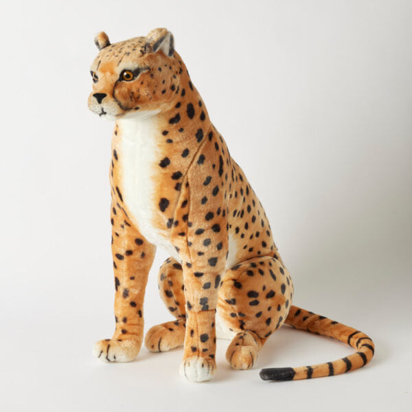 Jiggle & Giggle Large Sitting Cheetah Plush