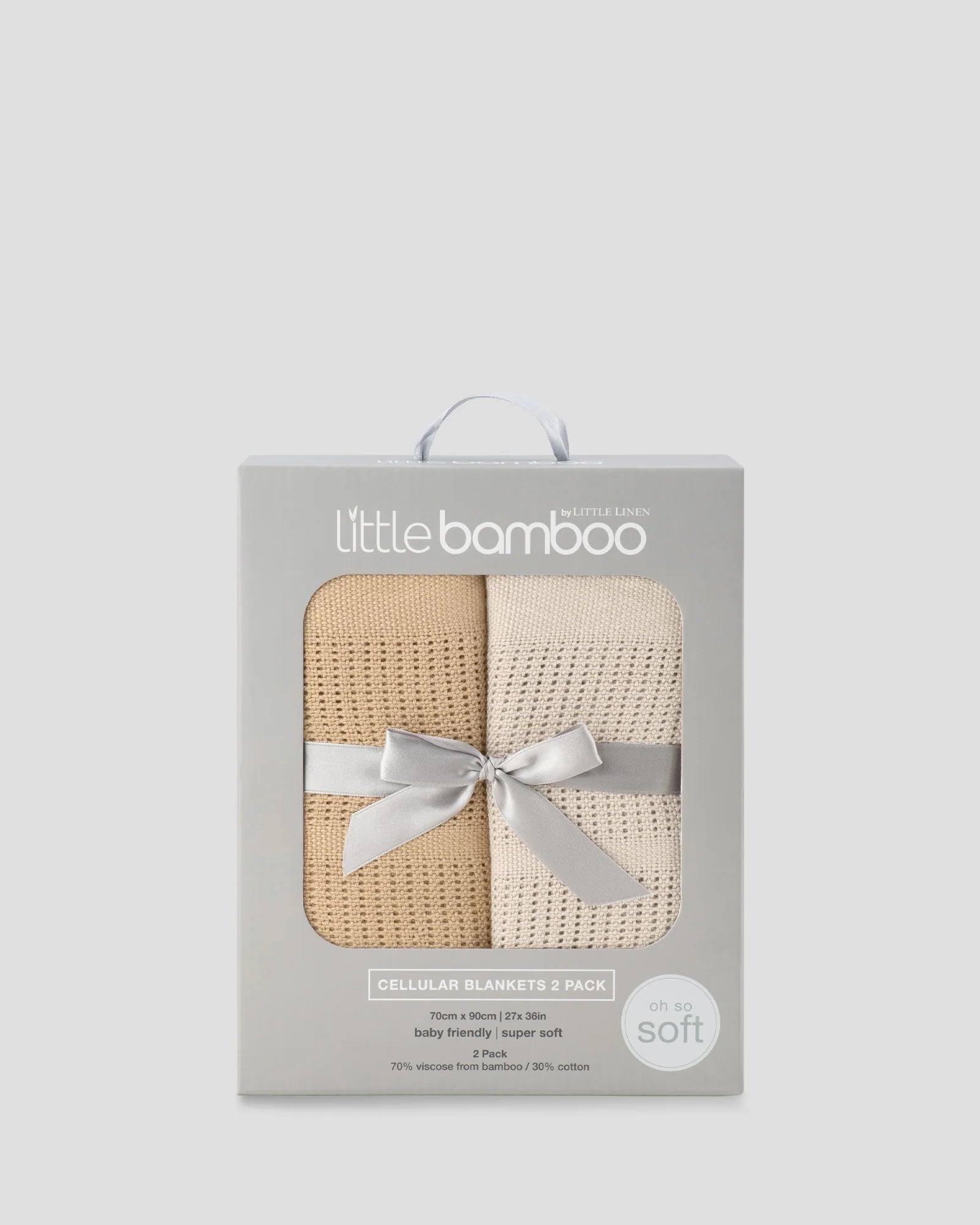 Little Bamboo Cellular Blankets 2 Pack