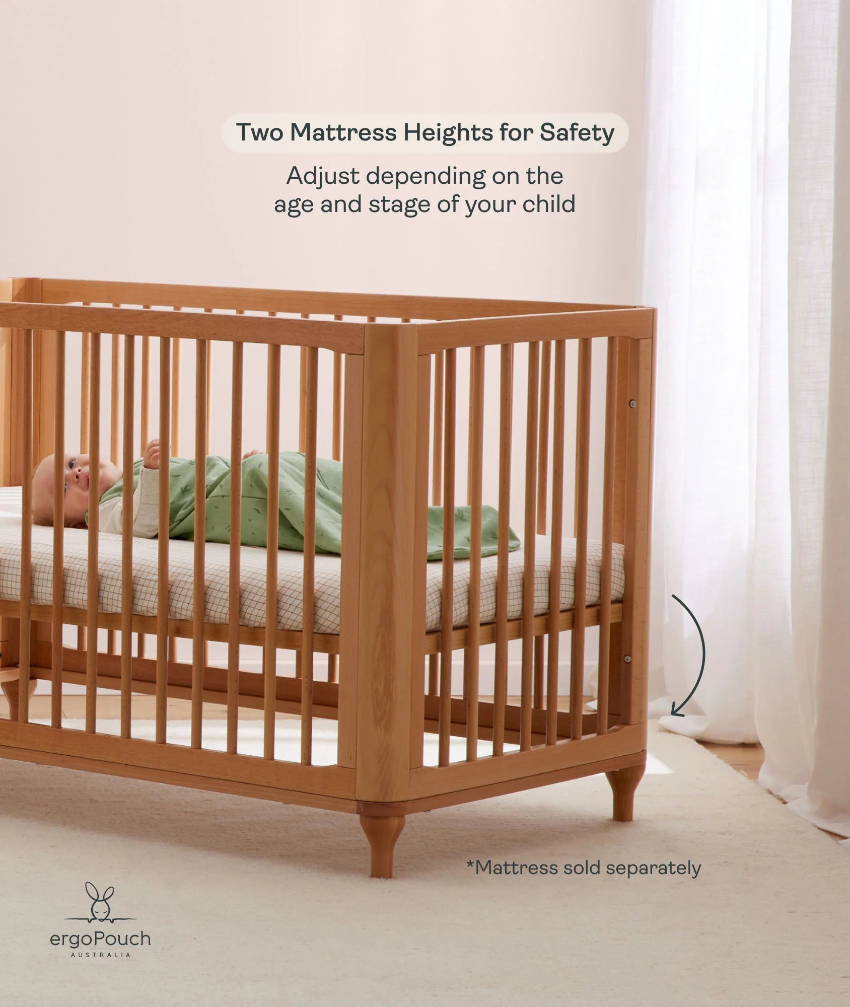 Ergopouch Lyra Convertible Cot