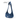 Luna Crossbody tie-up strap detail in Ocean Blue