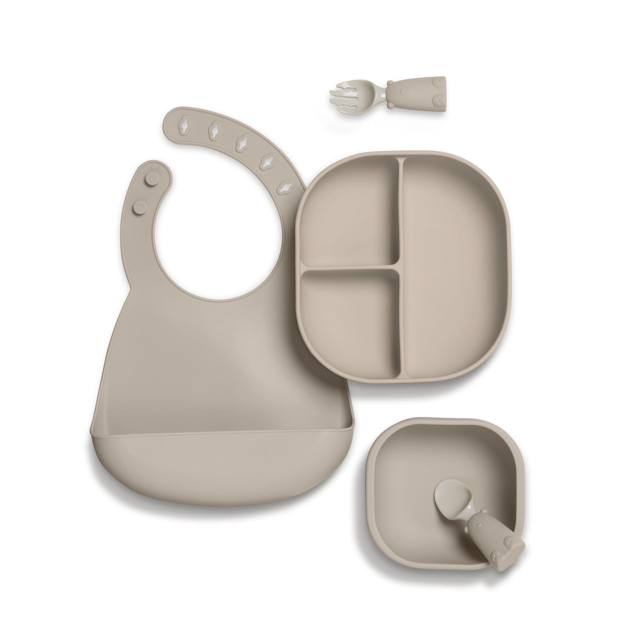 First Mealtime Silicone Set – Truffle