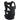 Mamas & Papas Kudo Baby Carrier Black — front view showing Posture Align dial and structured carrier