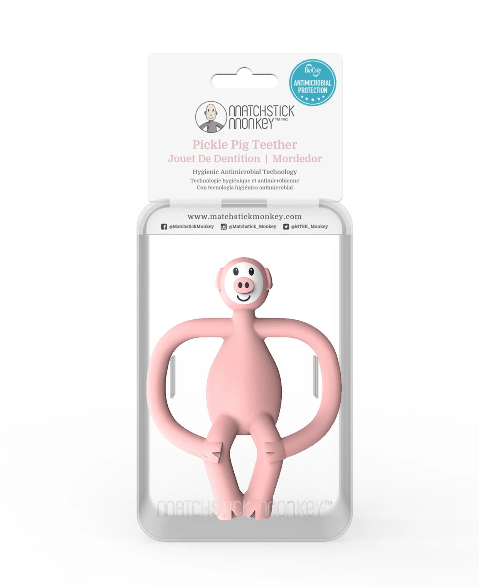 Matchstick Monkey Animal Teething Toy and Gel Applicator
