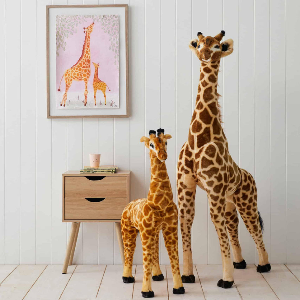 Jiggle & Giggle Large Standing Giraffe - Kiddie Country