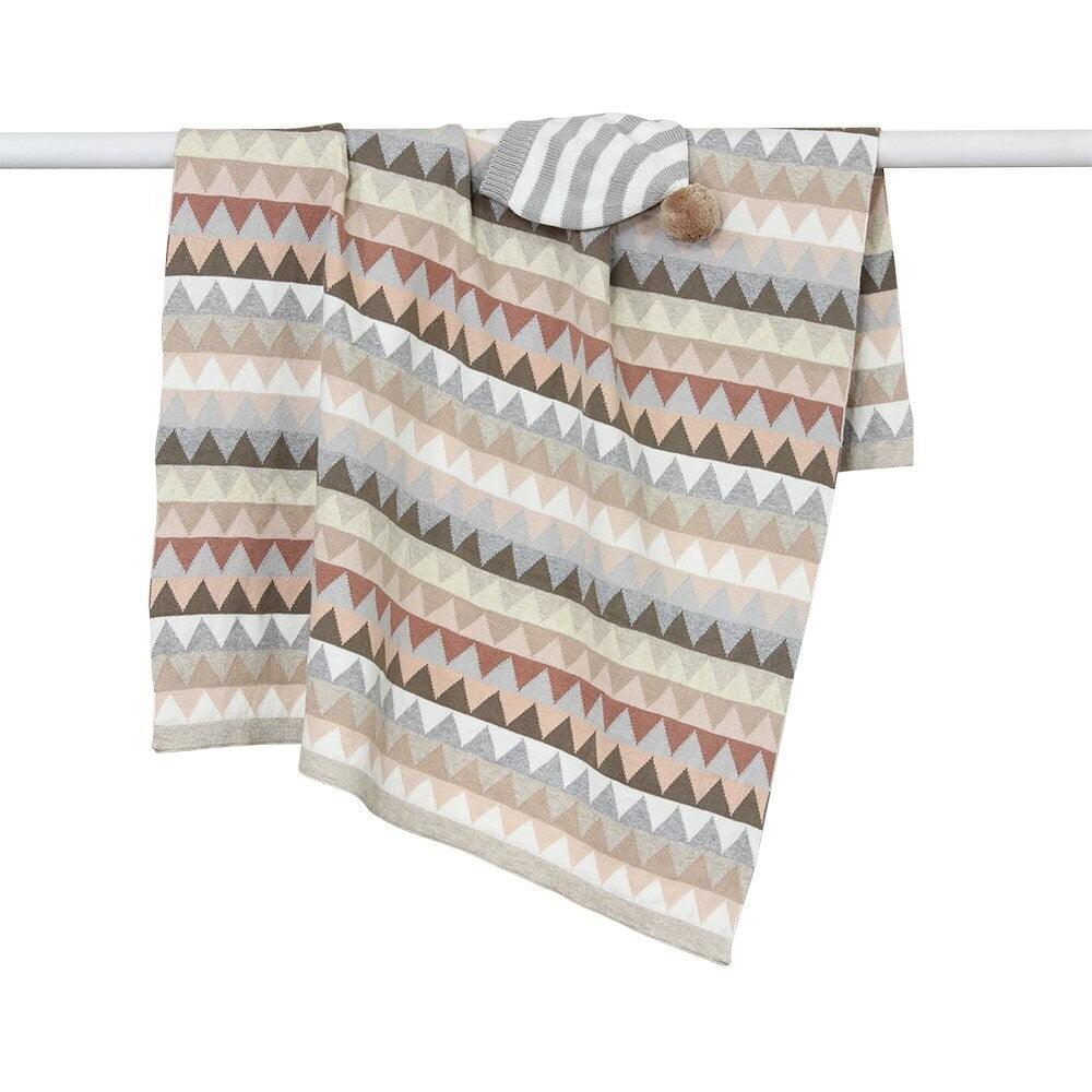 DLUX Archie Triangles Baby Blanket - Kiddie Country